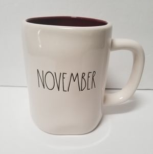 Rae Dunn November mug